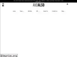 Sites similar to andalsoindia.com