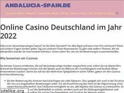 Sites similar to andalucia-spain.de