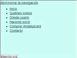 Sites similar to andaluzcard.es