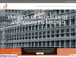 Sites similar to andamiosenmadrid.es