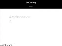 Sites similar to andante.org