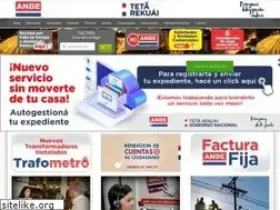 Sites similar to ande.gov.py