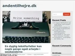 Sites similar to andentilhojre.dk