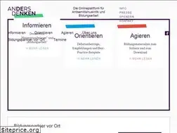 Sites similar to anders-denken.info