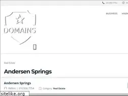 Sites similar to andersensprings.com