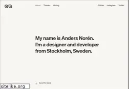 Sites similar to andersnoren.se