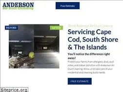 Sites similar to andersonairductcleaning.com
