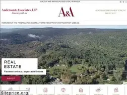 Sites similar to andersonandassociatesllp.com