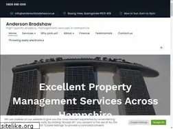 Sites similar to andersonbradshaw.co.uk