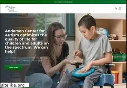 Sites similar to andersoncenterforautism.org