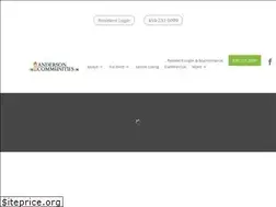 Sites similar to andersoncommunities.com