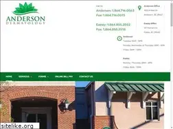 Sites similar to andersondermatologysc.com