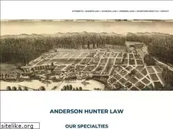 Sites similar to andersonhunterlaw.com