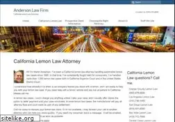 Sites similar to andersonlaw.net
