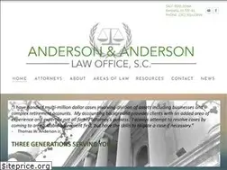 Sites similar to andersonlawkenosha.com