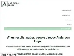Sites similar to andersonlegal.co