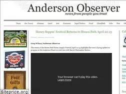 Sites similar to andersonobserver.com