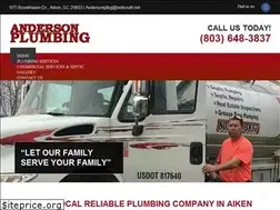 Sites similar to andersonplumbingaiken.com