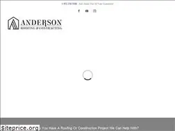 Sites similar to andersonroofstexas.com