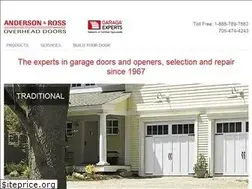 Sites similar to andersonrossdoors.com