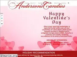 Sites similar to andersonscandies.com