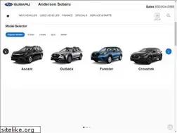 Sites similar to andersonsubaru.com