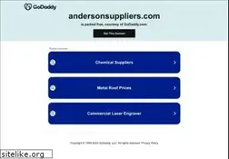 Sites similar to andersonsuppliers.com
