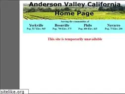 Sites similar to andersonvalley.org