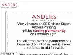 Sites similar to andersprinting.com