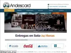 Sites similar to andescard.cl