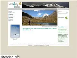 Sites similar to andesinfo.es