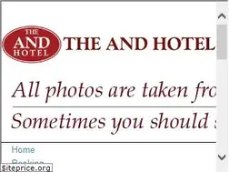 Sites similar to andhotel.com