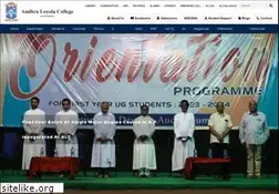 Sites similar to andhraloyolacollege.ac.in