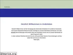 Sites similar to andisleben.de