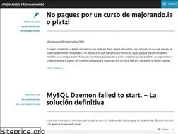 Sites similar to andoandoprogramando.wordpress.com