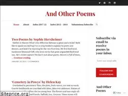 Sites similar to andotherpoems.com