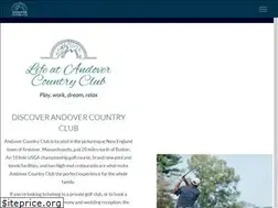Sites similar to andovercountryclub.com