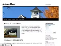 Sites similar to andovermaine.org
