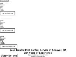 Sites similar to andoverpestcontrol.com