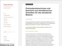 Sites similar to andra-joeckle.de