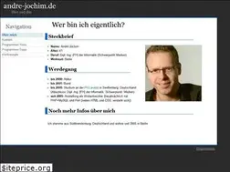Sites similar to andre-jochim.de