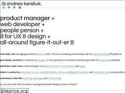 Sites similar to andreakereliuk.com