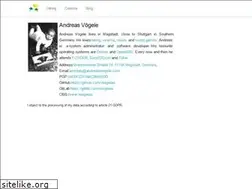 Sites similar to andreasvoegele.com