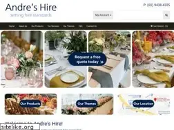 Sites similar to andreshire.com.au