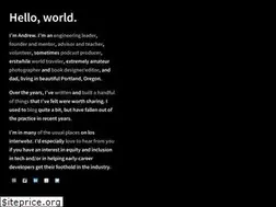 Sites similar to andrew.hedges.name