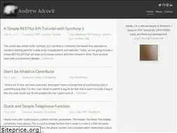 Sites similar to andrewadcock.com