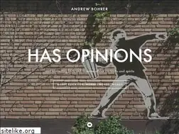 Sites similar to andrewbohrer.com