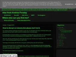Sites similar to andrewfaraday.com