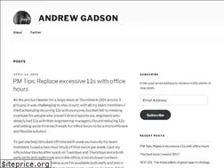 Sites similar to andrewgadson.com
