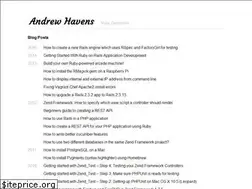 Sites similar to andrewhavens.com